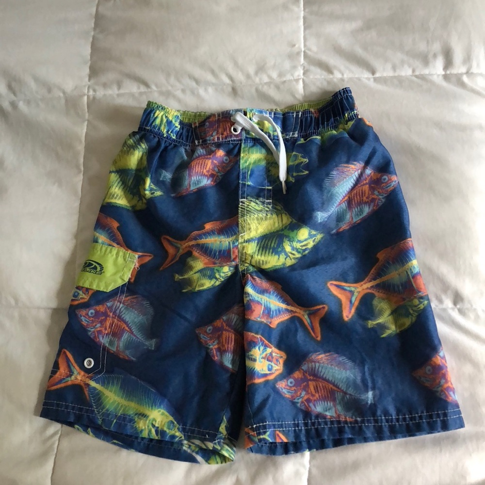 Boys swim trunks. Size 7.